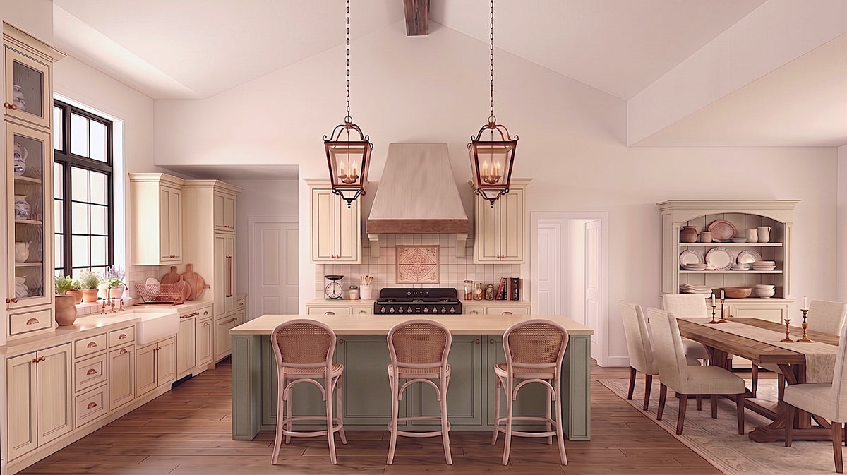 AJ8343-A Contemporary Farmhouse, 3 Bedrooms, 2.5 Bathrooms | Plan 1072 House Plan Kitchen