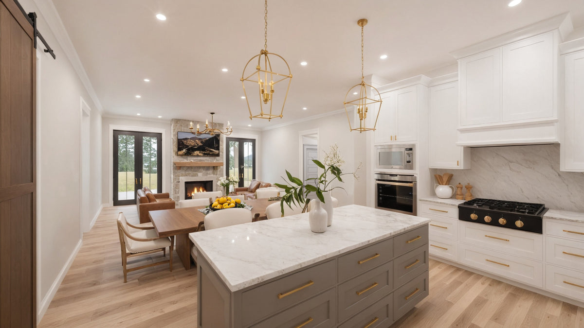 1,939 sq ft 4-Bedroom Home with First-Floor Master Suite & Covered Porches