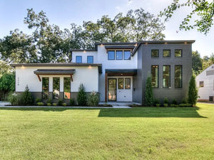 AG7500-A Modern House, 3 Bed, 2.5 Bath | Lombardi House Plan Exterior-1