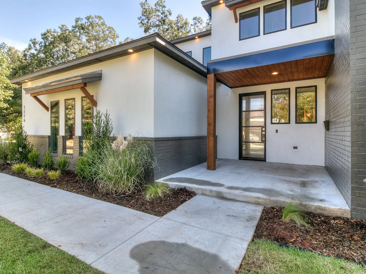 AG7500-A Modern House, 3 Bed, 2.5 Bath | Lombardi House Plan Exterior-2