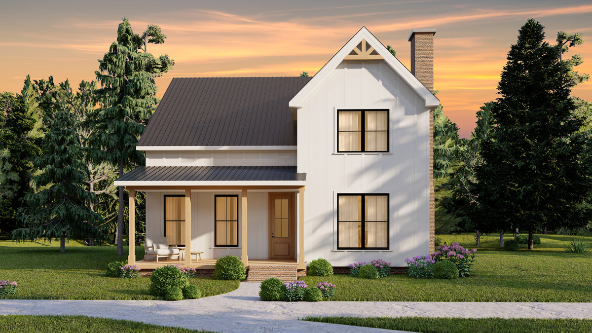 Charming 3-Bedroom Home Plan with Loft and Master Suite