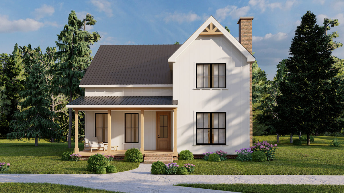 Charming 3-Bedroom Home Plan with Loft and Master Suite