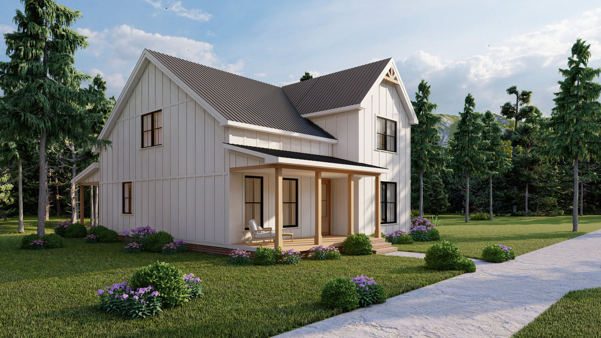 Charming 3-Bedroom Home Plan with Loft and Master Suite