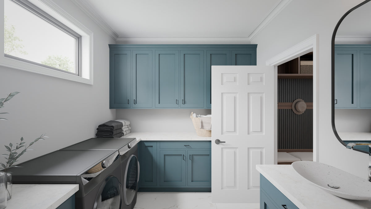 AJ7679-A Modern Farmhouse Laundry, 4 Bedrooms, 3.5 Bathrooms | Plan 1011 