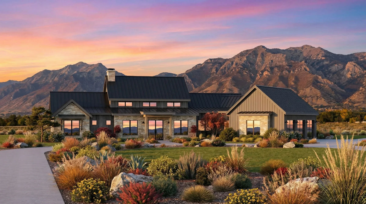 R2679-A Glen House Plan | 4 Bedrooms, 4.5 Bathrooms Exterior