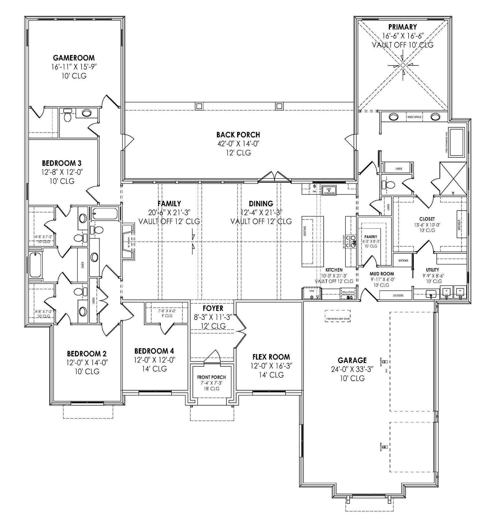 Palmgrove House Plan - Archival Designs House Plans