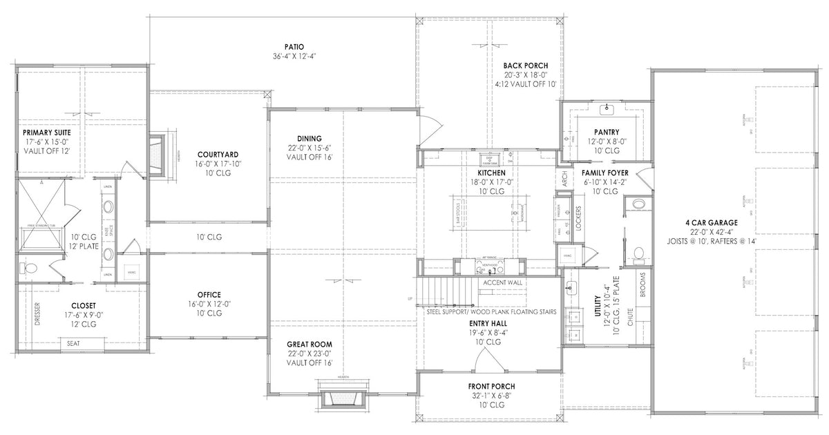 Bronte House First floor Plan