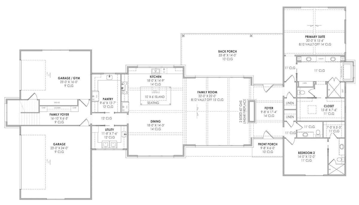 Stuart House Plan - Archival Designs House Plans, floor plan