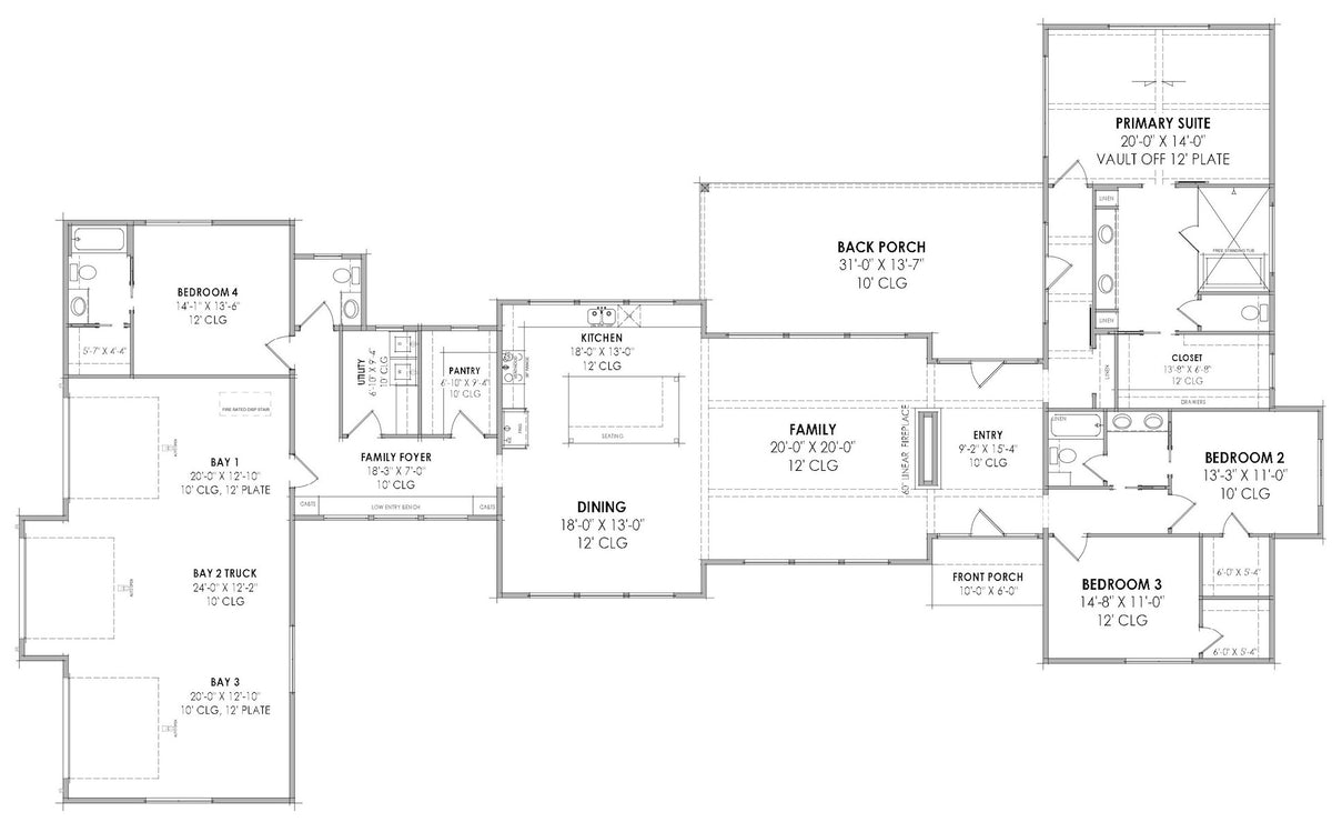 Kirby House First Floor Plan 