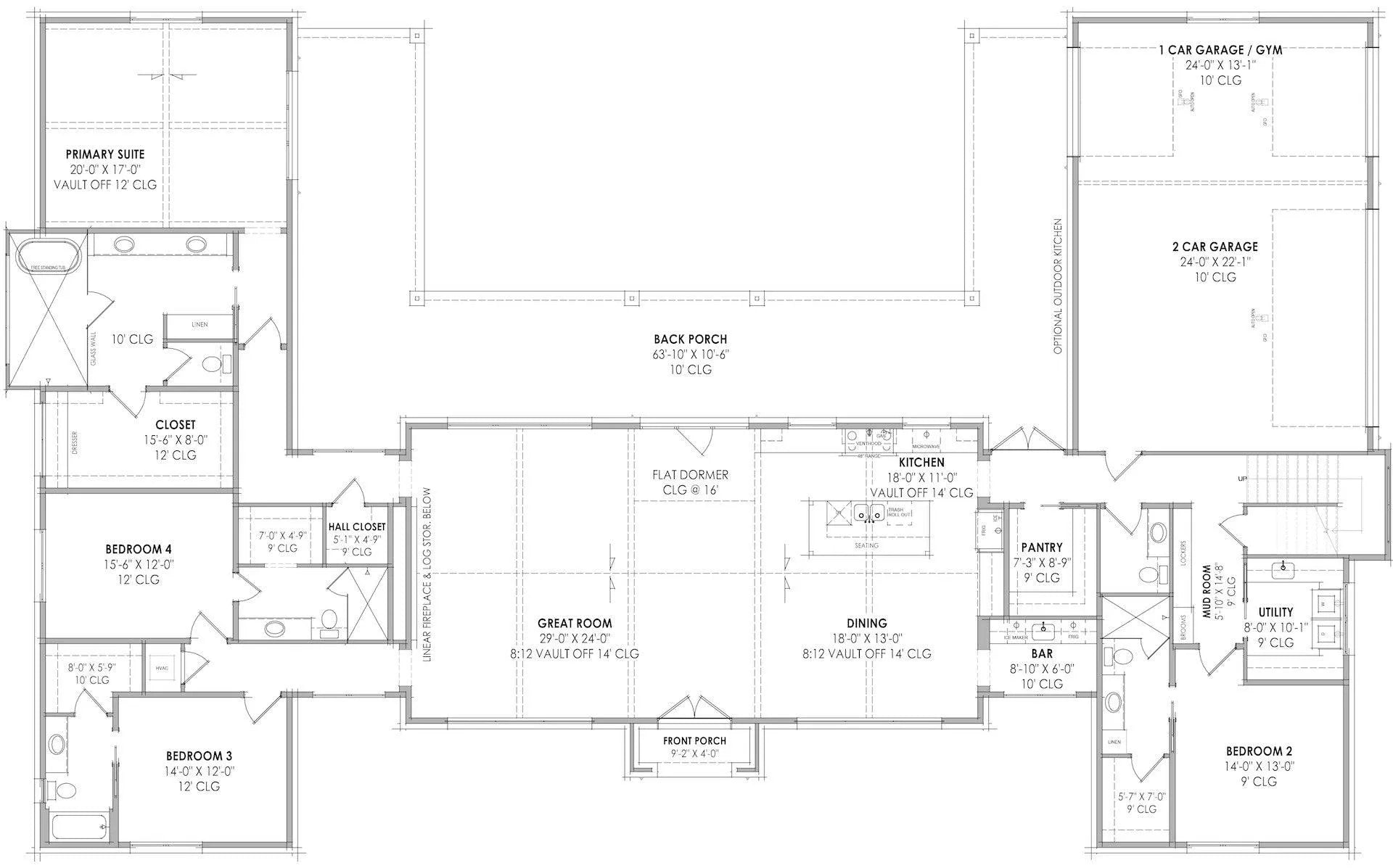 Stephenson House Plan - Archival Designs House Plans