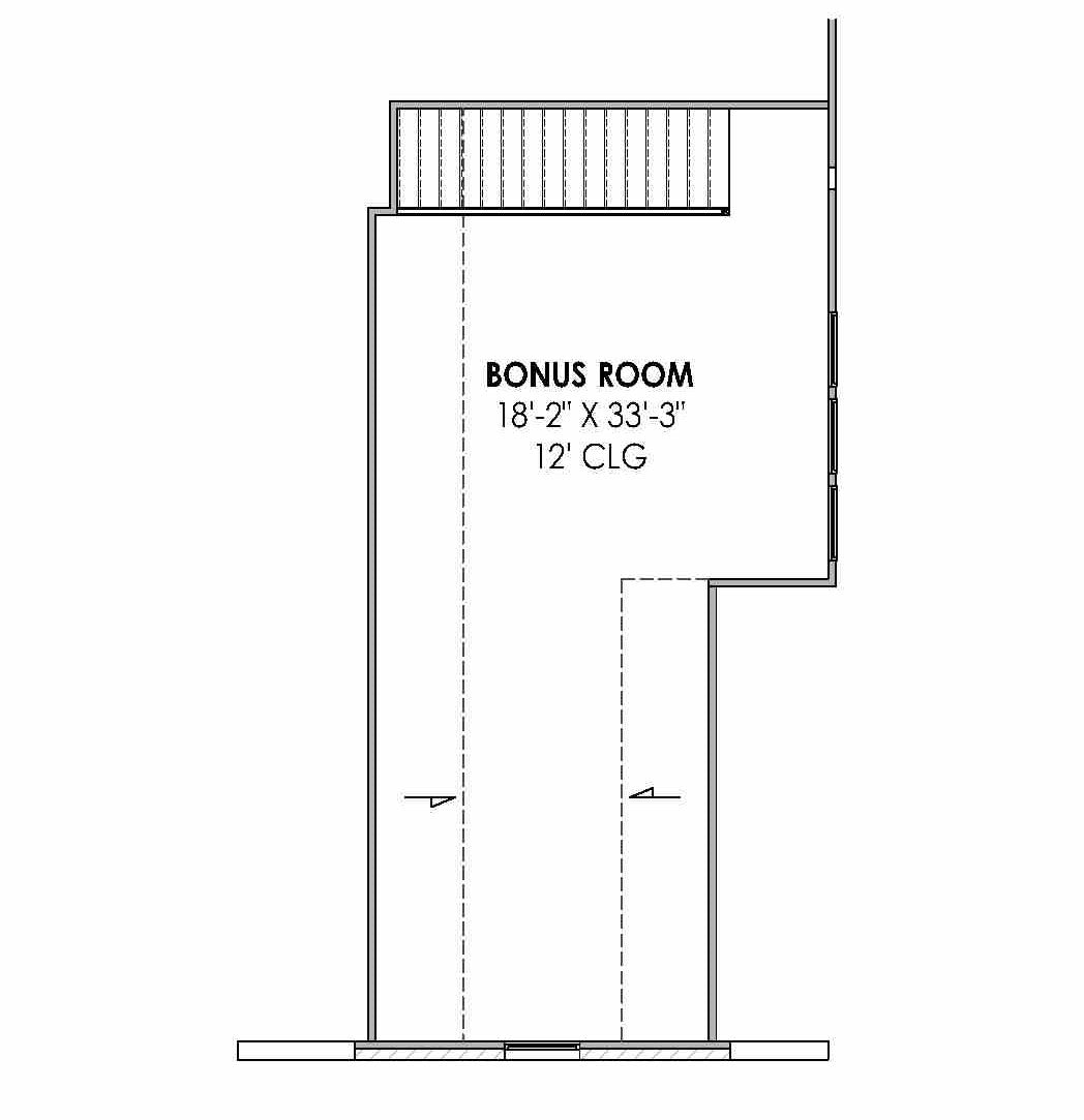 R7308-A LG143 Bonus House Bonus Room Floor Plan