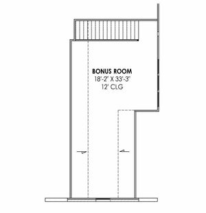 R7308-A LG143 Bonus House Bonus Room Floor Plan