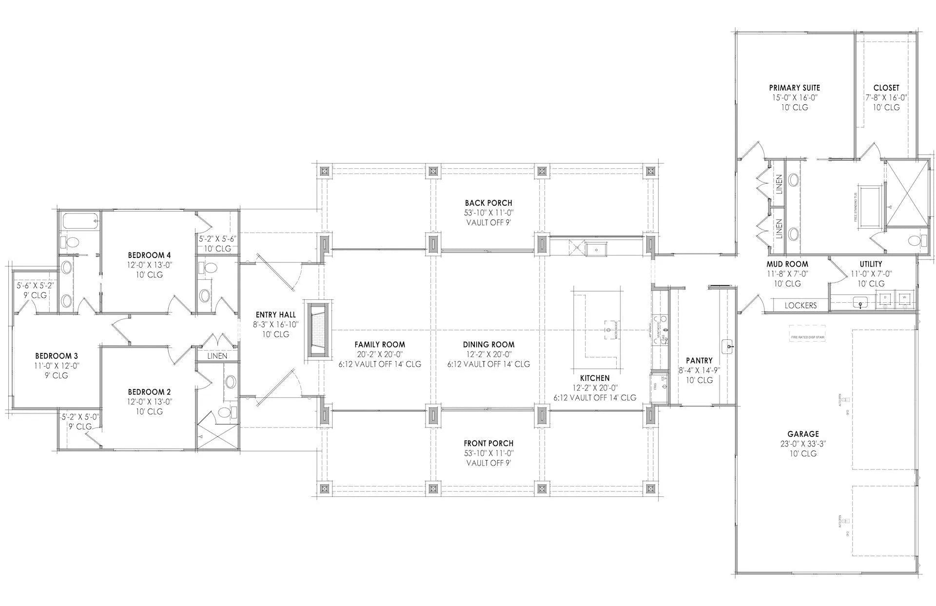 Winterton House Plan - Archival Designs House Plans