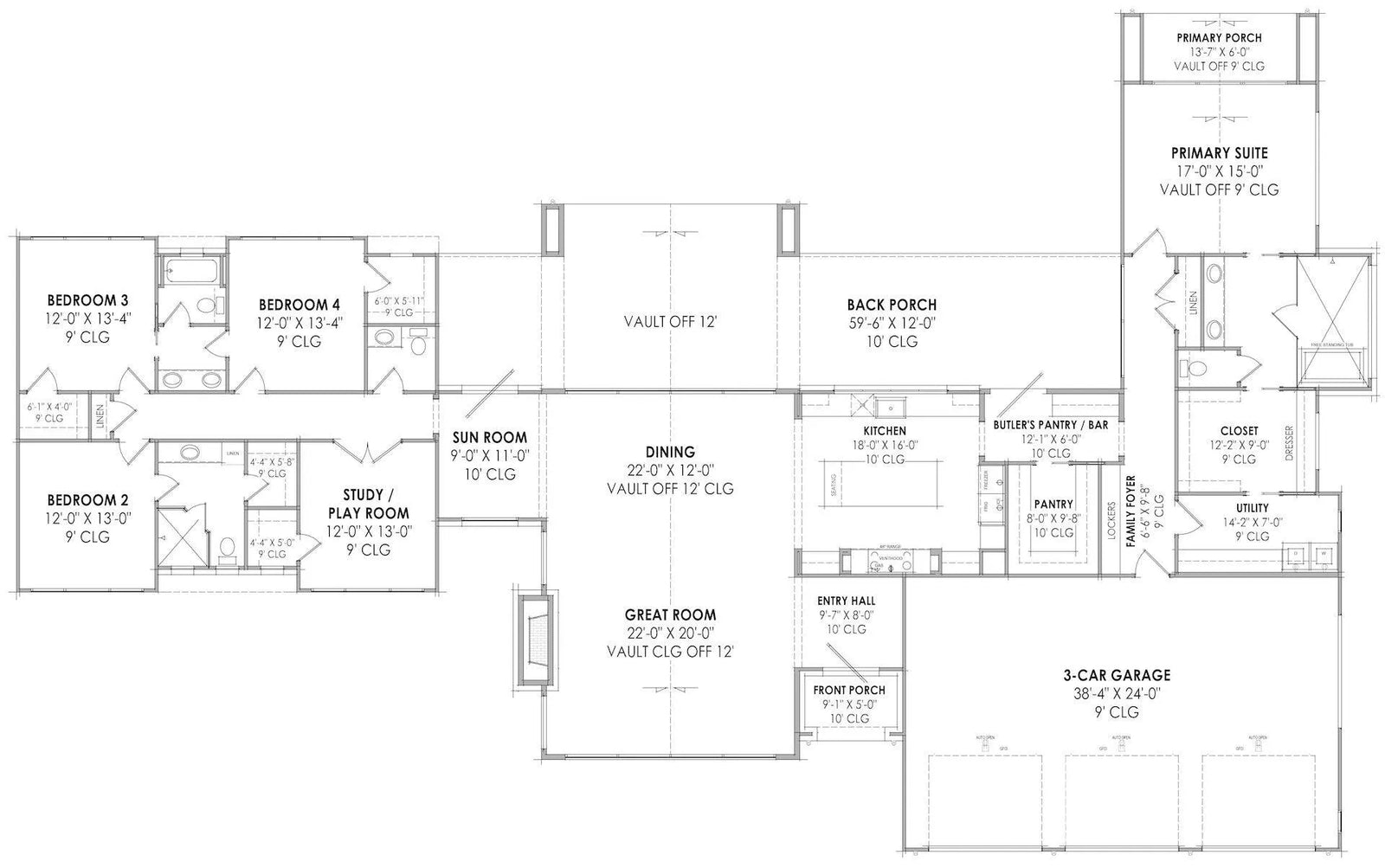 Kimberley House Plan - Archival Designs House Plans