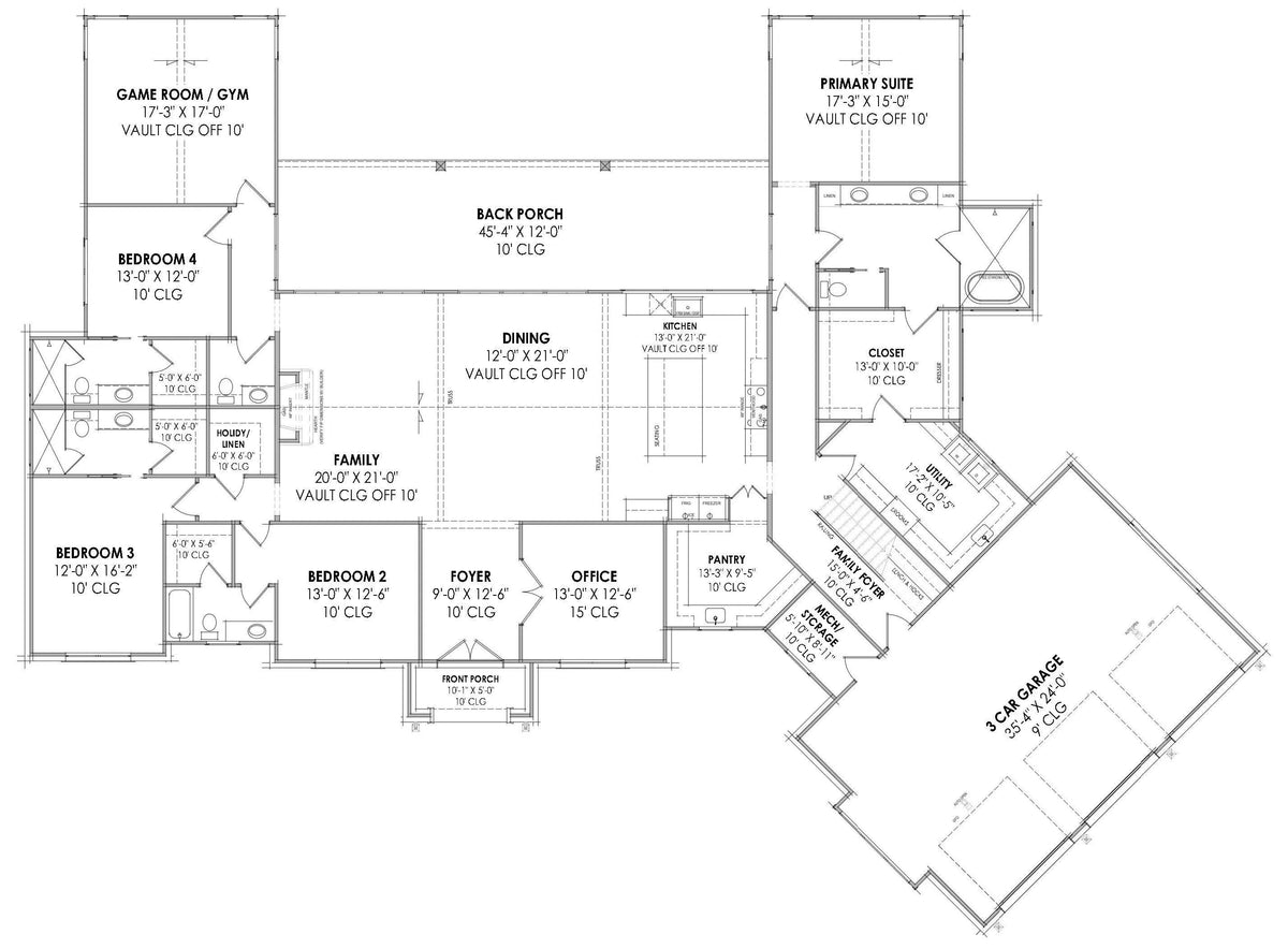 Wingfield House Plan - Archival Designs House Plans