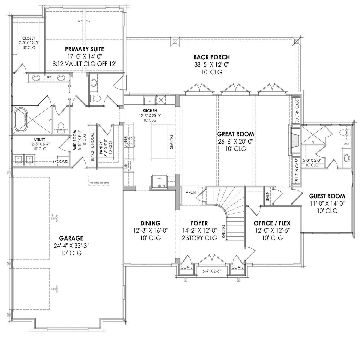 Preston House Plan - Archival Designs House Plans