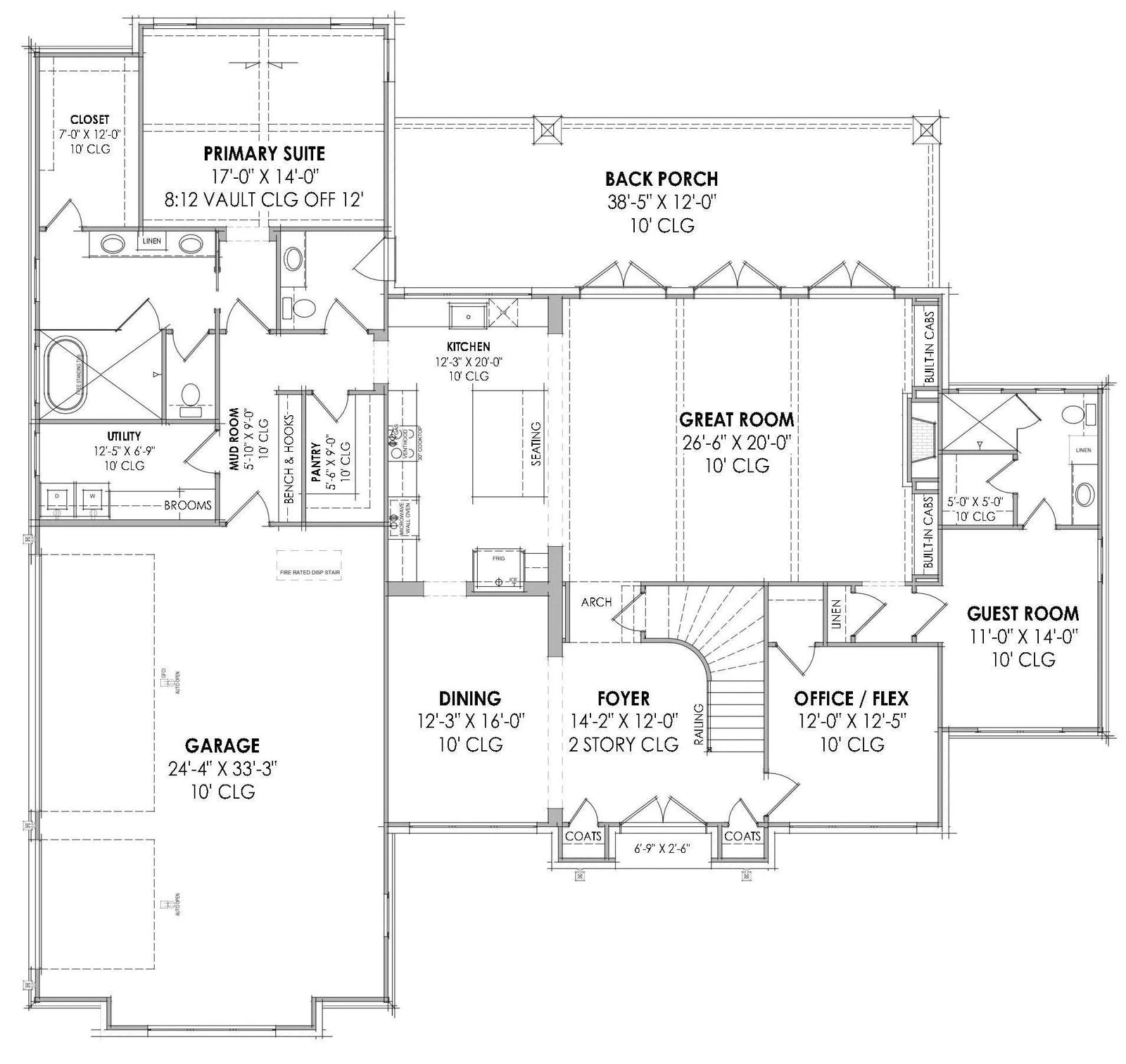 Preston House Plan - Archival Designs House Plans