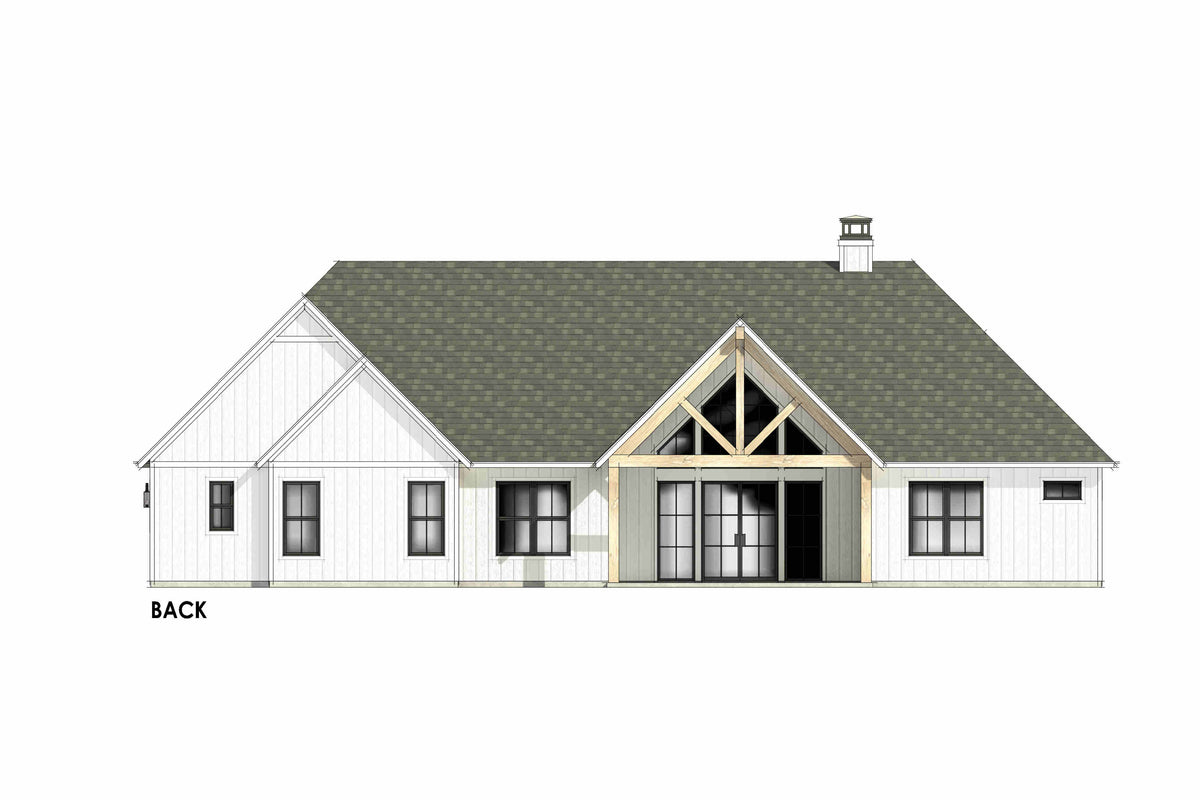 3,116 Sq. Ft. Modern Farmhouse with Bonus Room and Split Bedrooms