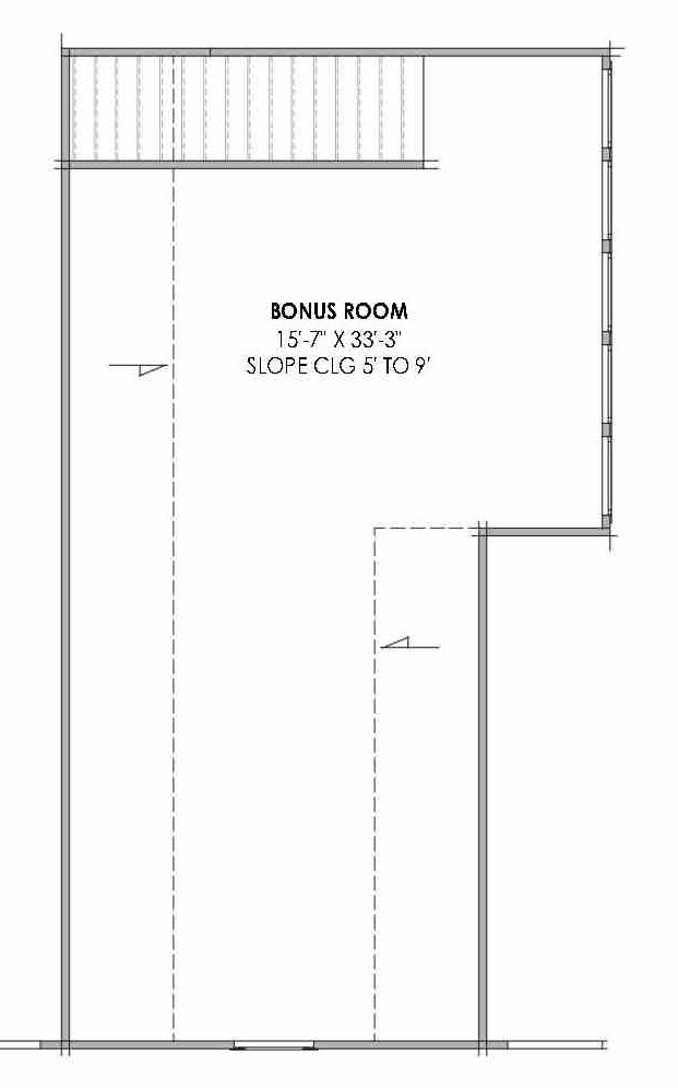 R7294-A LG178B House Bonus Room  Floor Plan