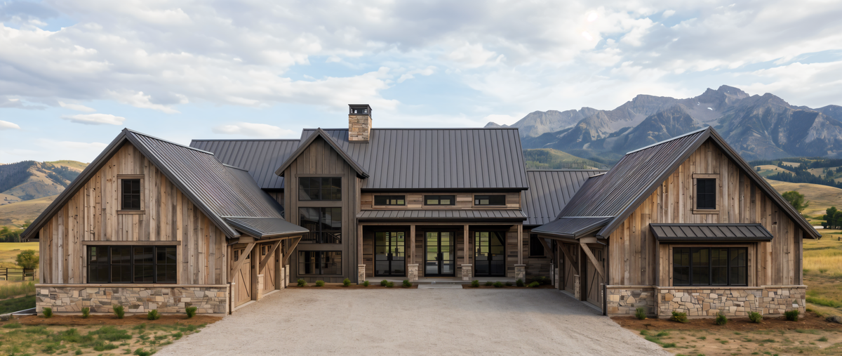 R7483-A Hill Country House, 4 Bed, 4.5 Bath | Plan LG184 Exterior-5