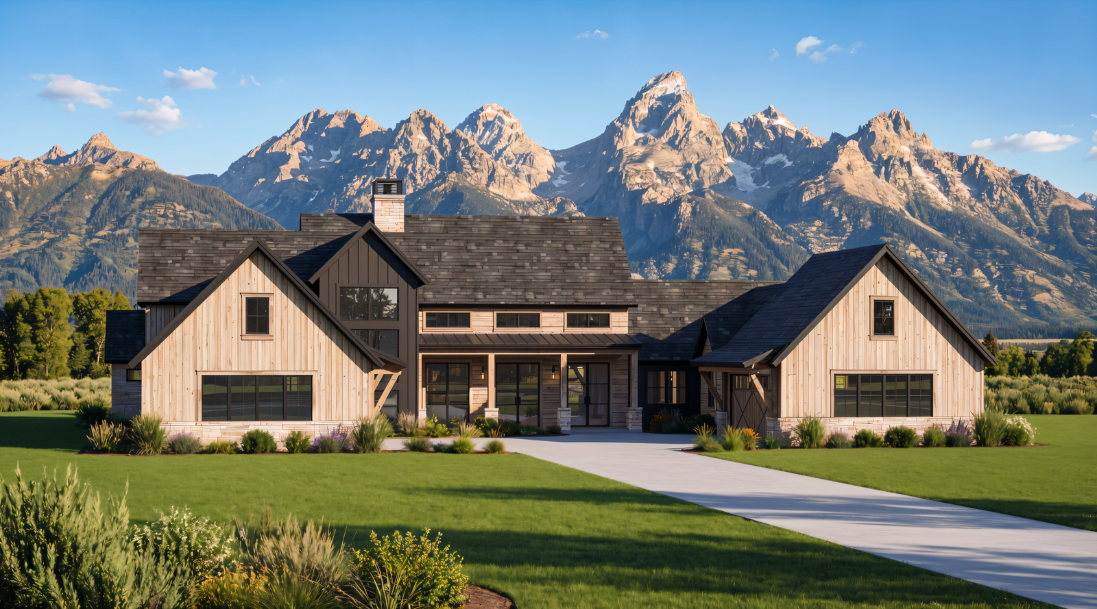 R7483-A Hill Country House, 4 Bed, 4.5 Bath | Plan LG184 Exterior-1