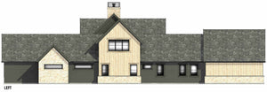R7483-A Hill Country House Left CAD, 4 Bed, 4.5 Bath | Plan LG184 