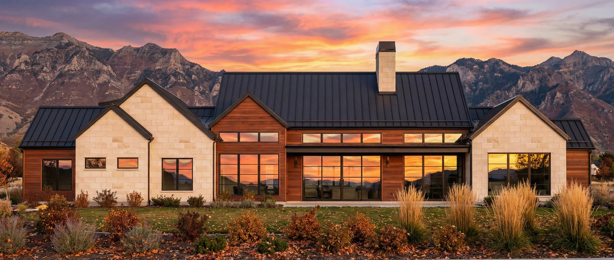 R7573-A Transitional House, 4 Bedrooms, 4.5 Bathrooms | Plan LG186 Exterior-3