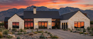 R7573-A Transitional House, 4 Bedrooms, 4.5 Bathrooms | Plan LG186 Exterior-4