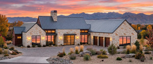 R7573-A Transitional House, 4 Bedrooms, 4.5 Bathrooms | Plan LG186 Exterior-1