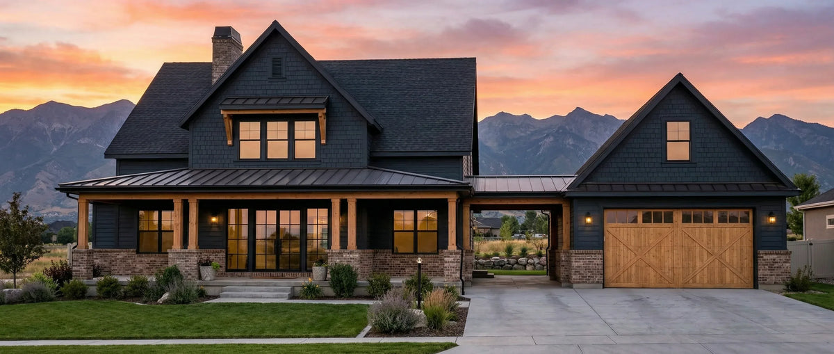 R7574-A Modern Farmhouse, Bedrooms, 3.5 Bathrooms | Plan LG187 Exterior-2