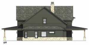 R7574-A Modern Farmhouse Left, Bedrooms, 3.5 Bathrooms | Plan LG187 