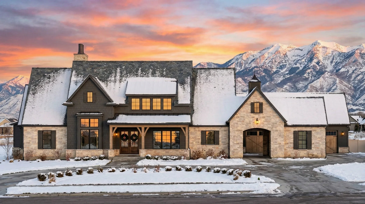 R7575-A Farmhouse House, 5 Bedrooms, 5.5 Bathrooms | Plan LG188 Exterior-3