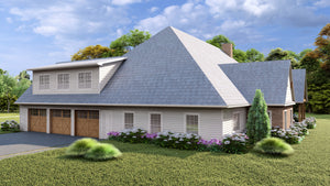 Luxury 5-Bedroom House Plan with Bonus Room and Porches