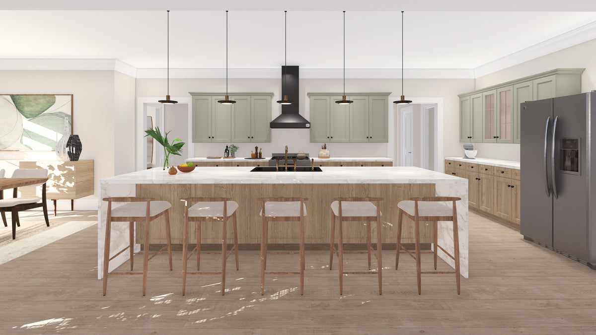 Luxury 5-Bedroom House Plan with Bonus Room and Porches