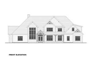 Luxury 5-Bedroom House Plan with Bonus Room and Porches