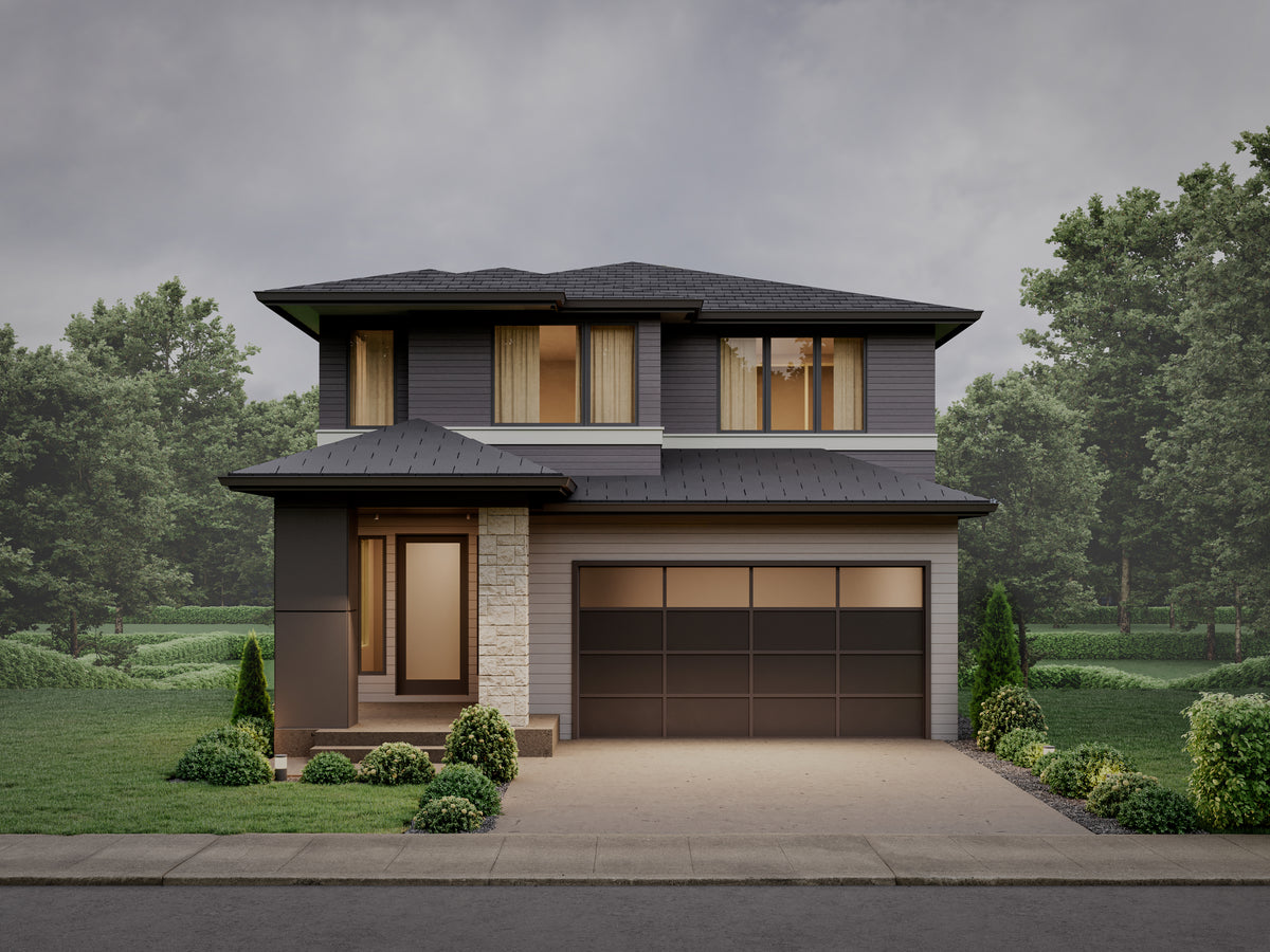 AC8184-A Modern Prairie House, 4 Bedrooms, 2.5 Bathrooms | Pepper Hill Lot 10 Exterior