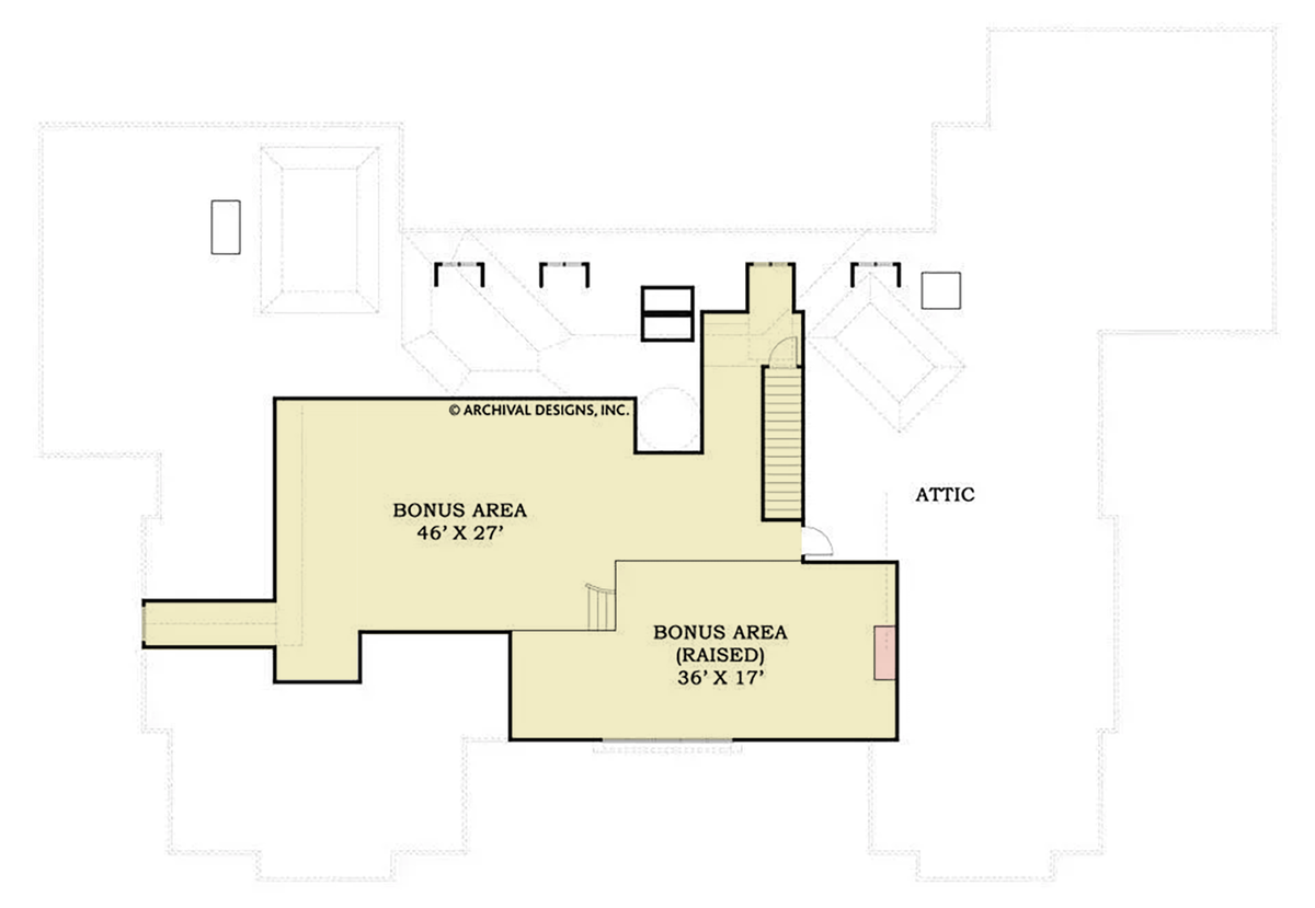 LaCrysta Place House Plan - Archival Designs House Plans, floor plan