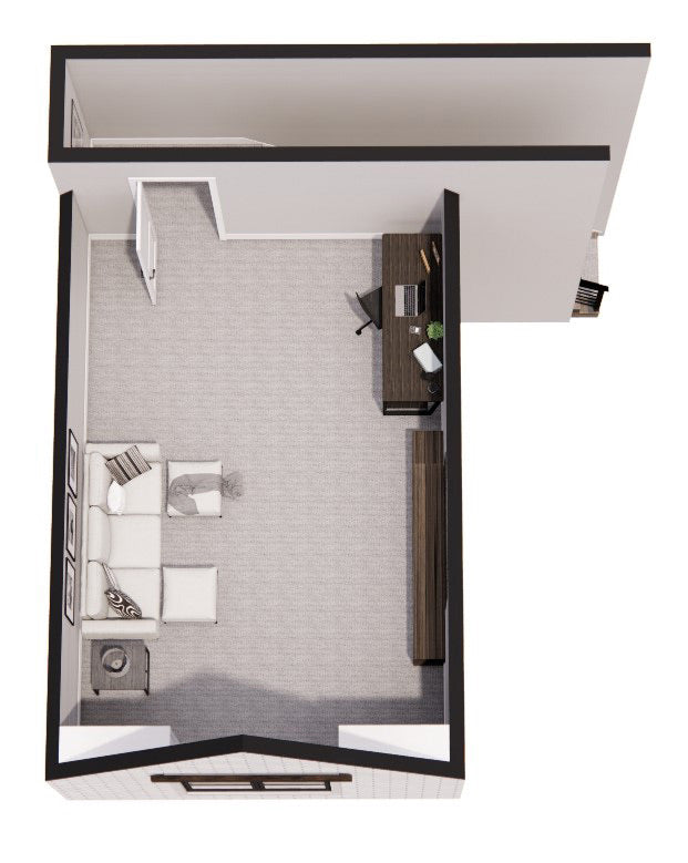 Lafayette Bonus Room Floor Plan -3D