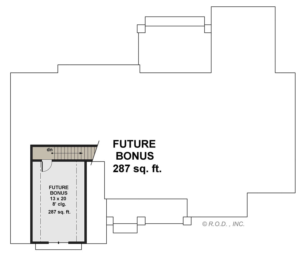 Lafayette Bonus Room Floor Plan
