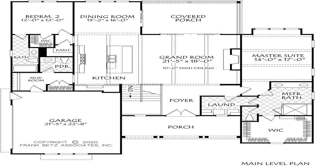 Lake Pointe - Archival Designs House Plans, floor plan