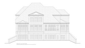 A258-A Lambay Manor House Rear Elevation