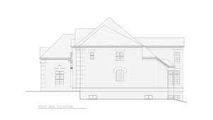 A258-A Lambay Manor House Right Elevation