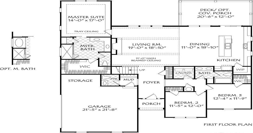 Lanier Landing - Archival Designs House Plans, floor plan