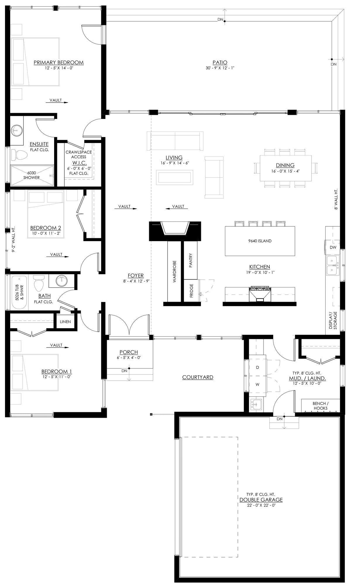 Las Palmas Main Floor Plan