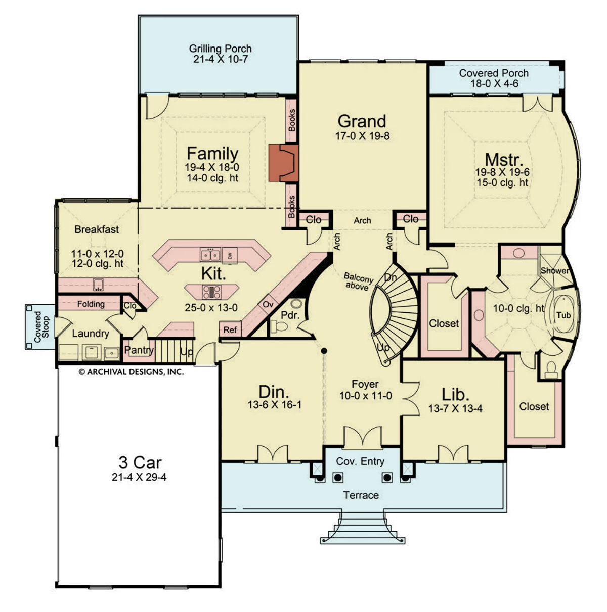 Latrobe House Plan - Archival Designs House Plans