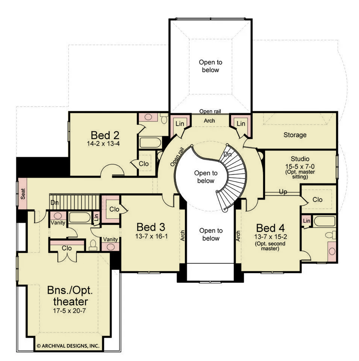 Latrobe House Plan - Archival Designs House Plans, floor plan