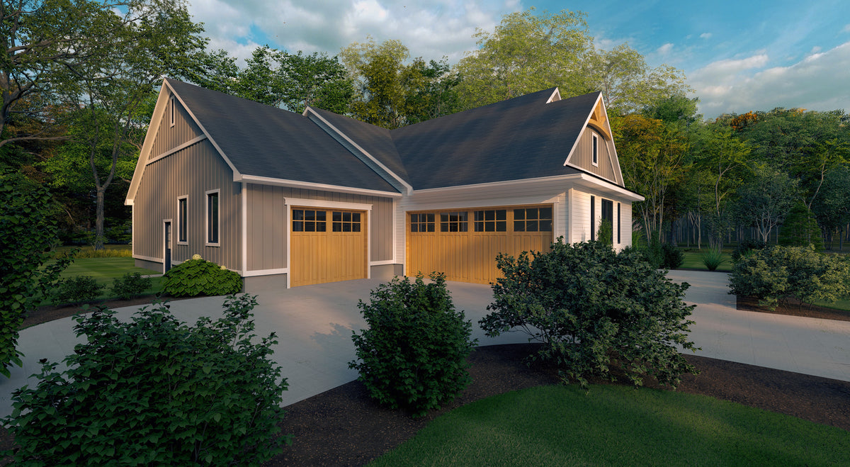 Stylish 4-Bedroom Ranch Plan with Open Living and Patio