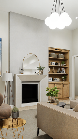 A7188-A Laurel Hill House Plan-Interior-Living Room-2