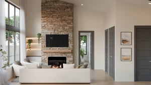 AJ8094-A Contemporary House Living Room, 3 Bedrooms, 2.5 Bathrooms | VD 1070 House Plan 