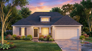 3 Bedroom Bungalow with Front Porch, Split Bedrooms, and 2-Car Garage | Lois House Plan